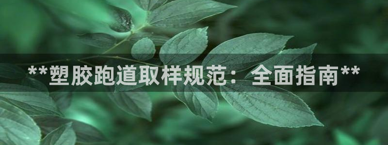 谈球吧app赛事分析在哪里看到:**塑胶跑道取样规范:全面指